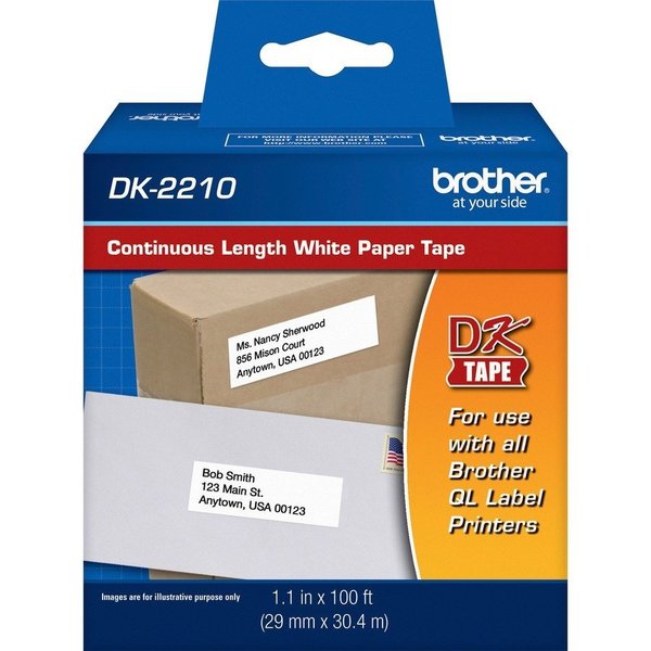 Brother Paper, Roll, Continuous, We BRTDK2210